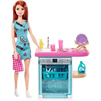 Barbie Muebles de interior- accesorios para la cocina de la casa de muñecas (Mattel FXG34)